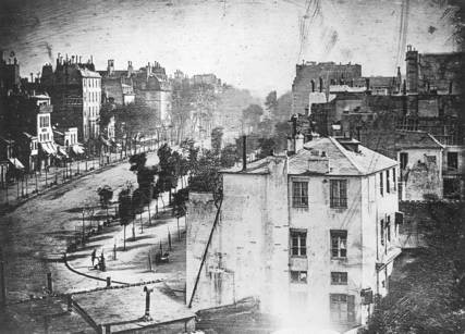 Louis Daguerre, Boulevard du Temps, 1838.